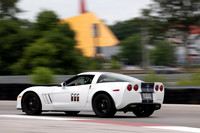 Car-white-blue stripe-c6
