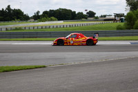 red and yellow race car