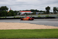Red and yellow race car