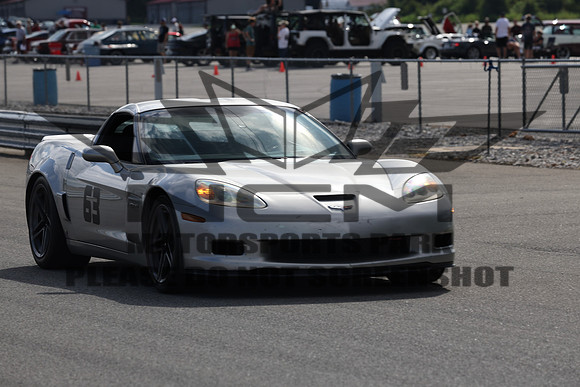 grey corvette #63
