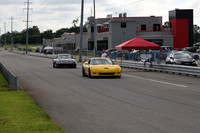 yellow corvette