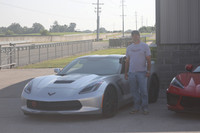 LIGHT GREY CORVETTE