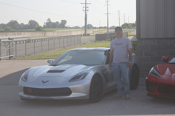 LIGHT GREY CORVETTE