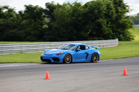 blue porsche