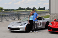 LIGHT GREY CORVETTE